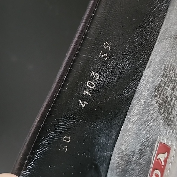 Prada Black Leather Kitten Heels - Picture 8 of 8